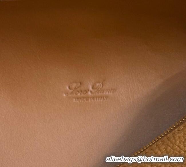 Top Quality Loro Piana LP Extra Pocket Pouch L19 in Suede Fashion FAI8393 Brown 2025