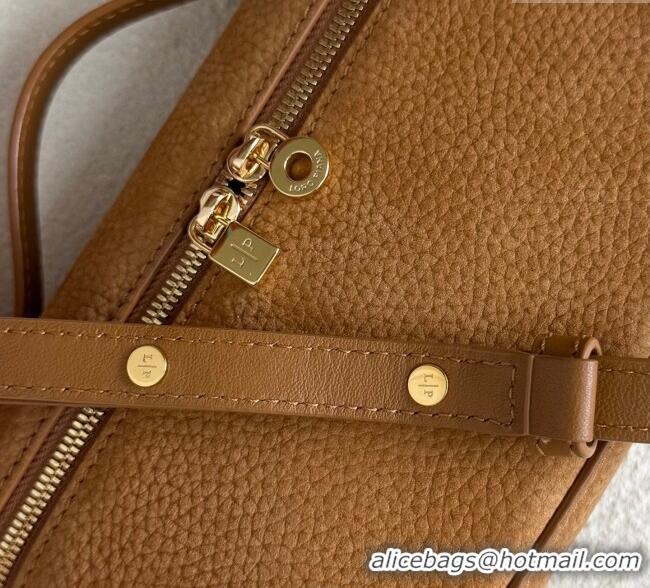 Top Quality Loro Piana LP Extra Pocket Pouch L19 in Suede Fashion FAI8393 Brown 2025