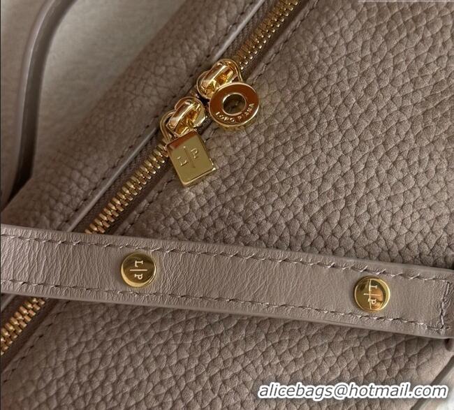 Top Quality Loro Piana LP Extra Pocket Pouch L19 in Suede FAI8393 Taupe Grey 2025