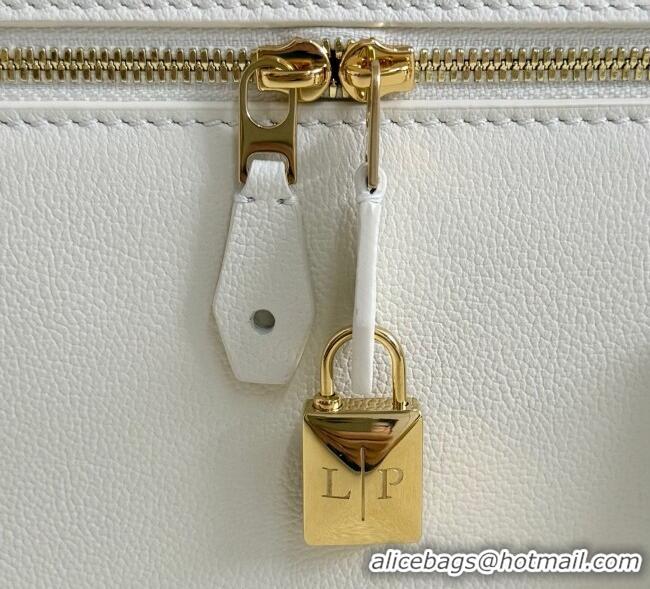 Super Quality Loro Piana LP Extra Pocket Pouch L27 in Palm-Grained Calfskin L5071 White 2025