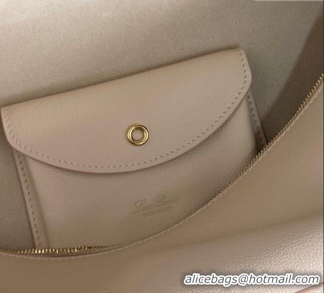 Well Crafted Loro Piana LP Extra Pocket Pouch L27 in Grained Calfskin L5071 Cream Honey 2025