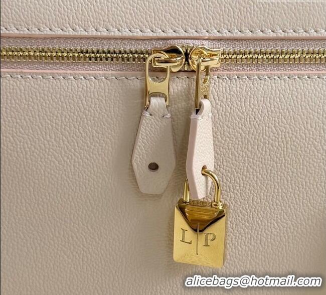 Well Crafted Loro Piana LP Extra Pocket Pouch L27 in Grained Calfskin L5071 Cream Honey 2025