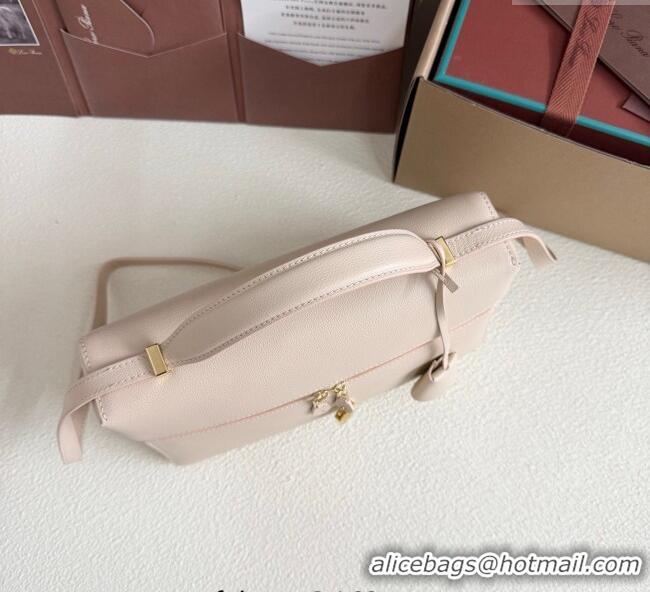 Well Crafted Loro Piana LP Extra Pocket Pouch L27 in Grained Calfskin L5071 Cream Honey 2025