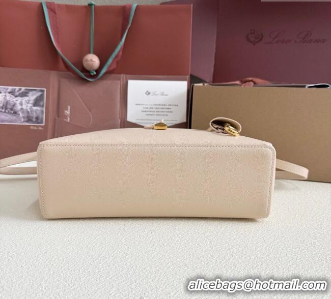 Well Crafted Loro Piana LP Extra Pocket Pouch L27 in Grained Calfskin L5071 Cream Honey 2025