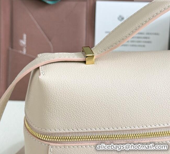 Well Crafted Loro Piana LP Extra Pocket Pouch L27 in Grained Calfskin L5071 Cream Honey 2025