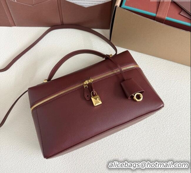 Inexpensive Loro Piana LP Extra Pocket Pouch L27 in Grained Calfskin L5071 Ormosia 2025