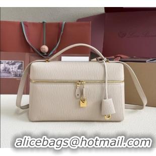 Luxury Cheap Loro Piana LP Extra Pocket Pouch L27 in Waved Calfskin L5071 Light Beige 2025