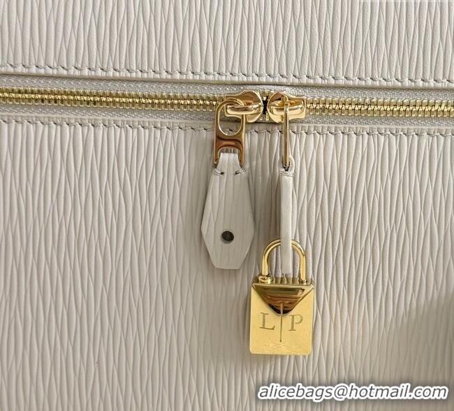 Luxury Cheap Loro Piana LP Extra Pocket Pouch L27 in Waved Calfskin L5071 Light Beige 2025