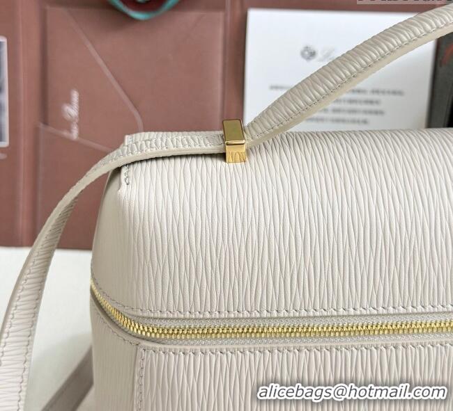 Luxury Cheap Loro Piana LP Extra Pocket Pouch L27 in Waved Calfskin L5071 Light Beige 2025