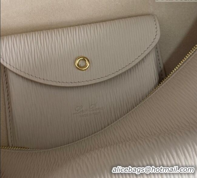 Luxury Cheap Loro Piana LP Extra Pocket Pouch L27 in Waved Calfskin L5071 Light Beige 2025