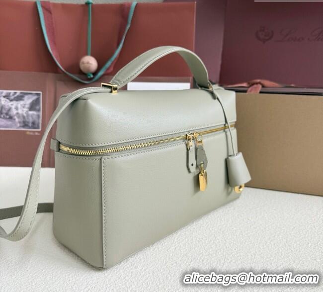 Affordable Price Loro Piana LP Extra Pocket Pouch L27 in Grained Calfskin L5071 Dry Artemisia 2025