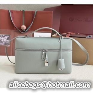 Grade Quality Loro Piana LP Extra Pocket Pouch L27 in Palm-Grained Calfskin L5071 Eucalyptus 2025