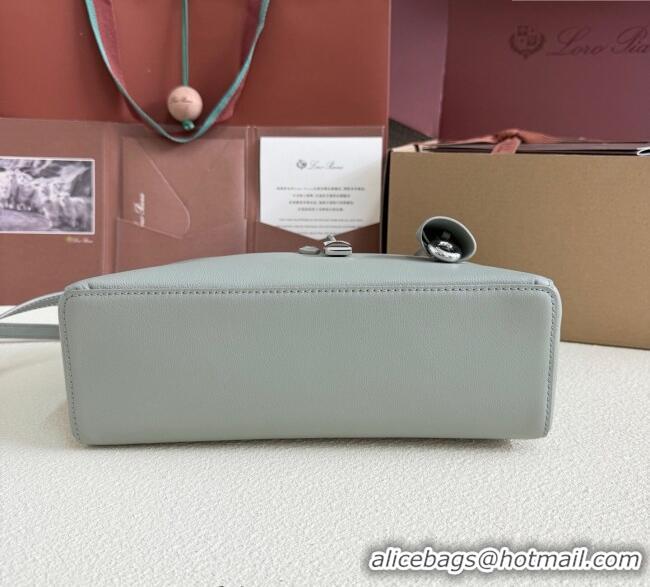 Grade Quality Loro Piana LP Extra Pocket Pouch L27 in Palm-Grained Calfskin L5071 Eucalyptus 2025