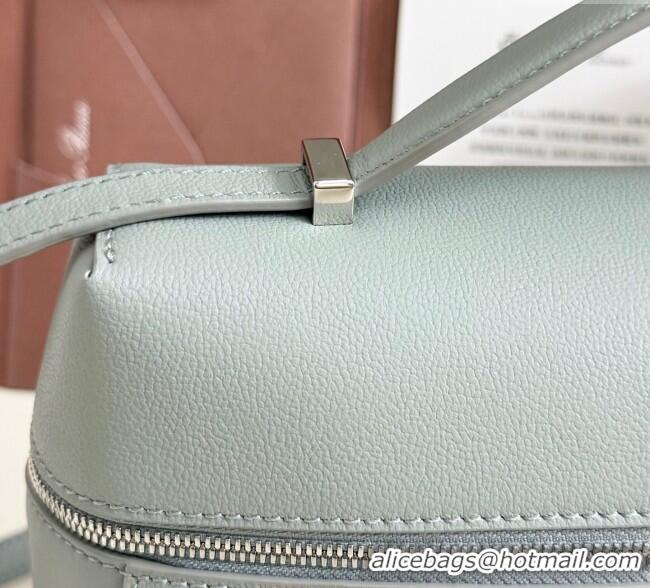Grade Quality Loro Piana LP Extra Pocket Pouch L27 in Palm-Grained Calfskin L5071 Eucalyptus 2025