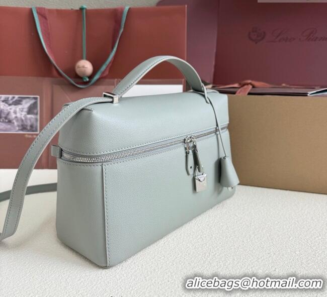 Grade Quality Loro Piana LP Extra Pocket Pouch L27 in Palm-Grained Calfskin L5071 Eucalyptus 2025