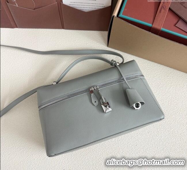 Grade Quality Loro Piana LP Extra Pocket Pouch L27 in Palm-Grained Calfskin L5071 Eucalyptus 2025