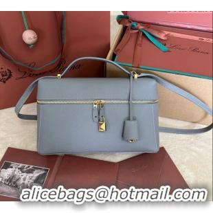 Low Cost Loro Piana Extra Pocket Pouch L27 in Palm-Grained Calfskin L7143 Pearly Grey 2024