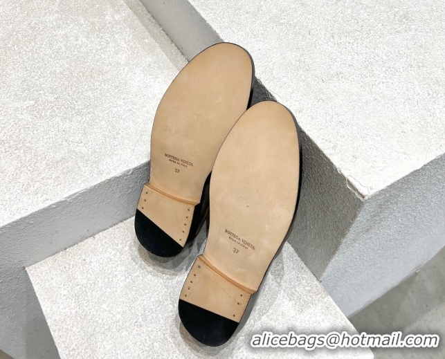 Good Looking Bottega Veneta Astaire Loafers in Calfskin with Knot Grey/Gold 0428101