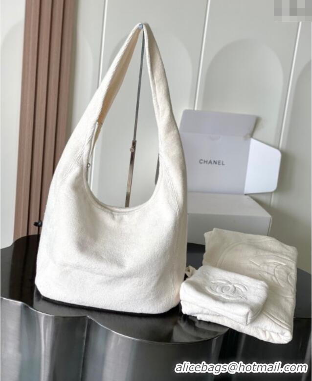 Grade Quality Chanel Cotton Beachwear Set AAA938 Ivory White 2025