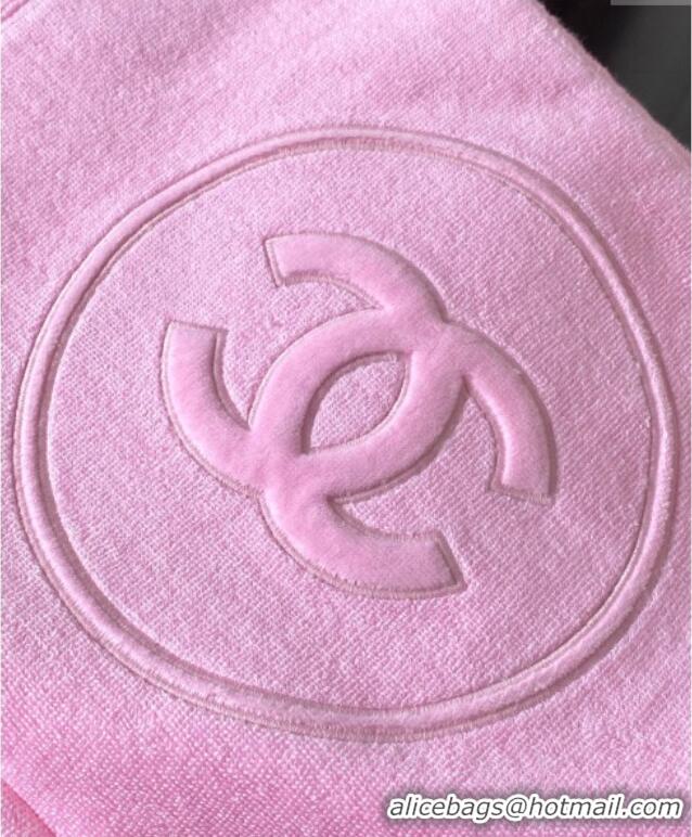 Most Popular Chanel Cotton Beachwear Set AAA938 Pink 2025