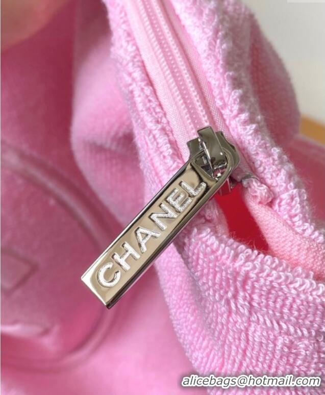 Most Popular Chanel Cotton Beachwear Set AAA938 Pink 2025