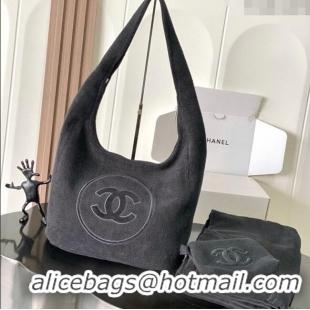 Best Price Chanel Cotton Beachwear Set AAA938 Black 2025