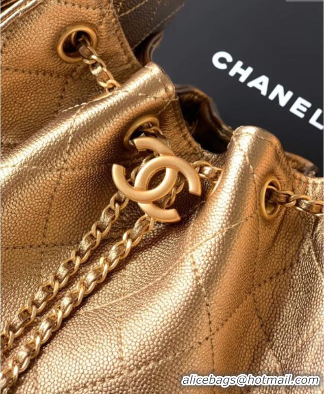 Big Discount Chanel 25 Mini Hobo Handbag in Grained Calfskin AS5631 Bronze 2025