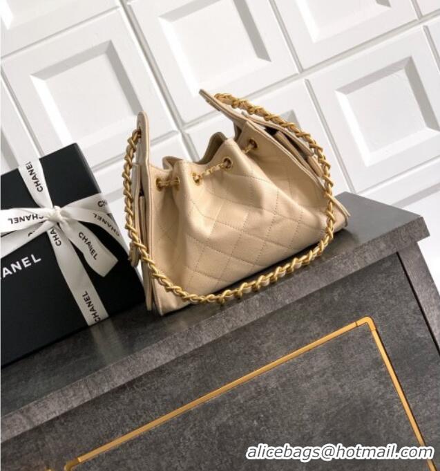 Most Popular Chanel 25 Mini Hobo Handbag in Grained Calfskin AS5631 Beige 2025