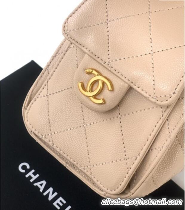 Most Popular Chanel 25 Mini Hobo Handbag in Grained Calfskin AS5631 Beige 2025