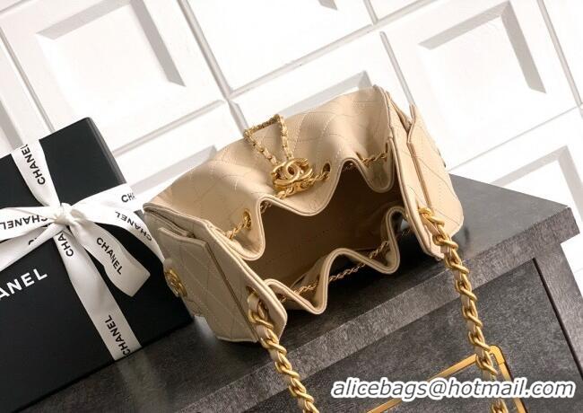 Most Popular Chanel 25 Mini Hobo Handbag in Grained Calfskin AS5631 Beige 2025