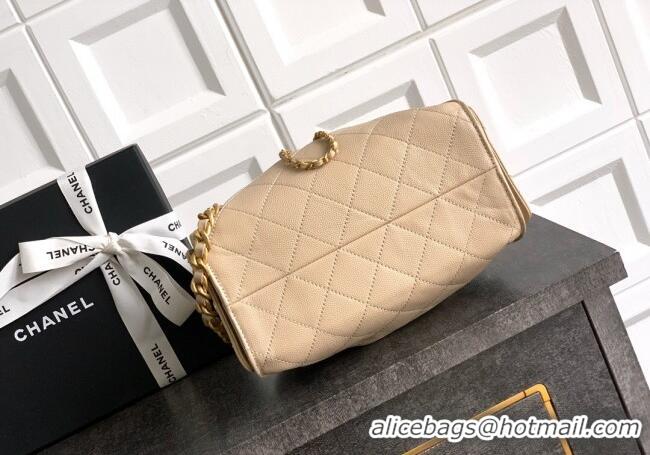 Most Popular Chanel 25 Mini Hobo Handbag in Grained Calfskin AS5631 Beige 2025
