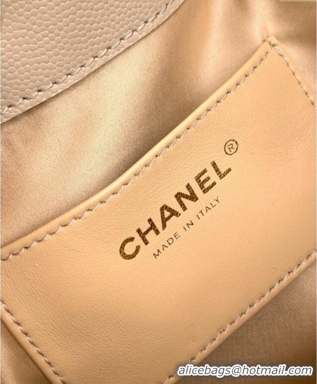 Most Popular Chanel 25 Mini Hobo Handbag in Grained Calfskin AS5631 Beige 2025