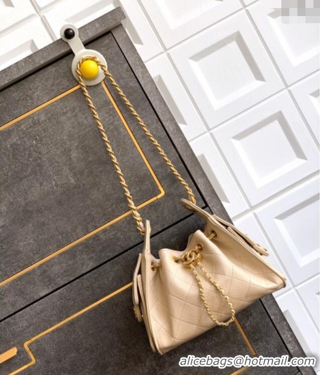 Most Popular Chanel 25 Mini Hobo Handbag in Grained Calfskin AS5631 Beige 2025