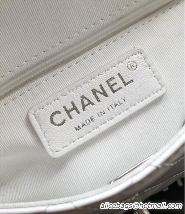 Promotional Chanel Large Mesh & Patent Calfskin Shopping Bag CH052603 White 2025