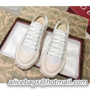Duplicate Gucci Chunky Platform Sneakers in GG Canvas White 2025 831825