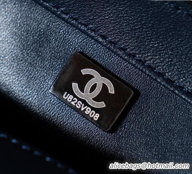 Discount Chanel Allover Sequins Classic Mini Flap Bag A69900 Blue 2025