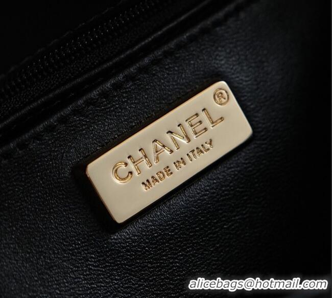 Buy Fashionable Chanel Sequins & Pearls Classic Mini Flap Bag A69900 Black 2025 Fall/Winter