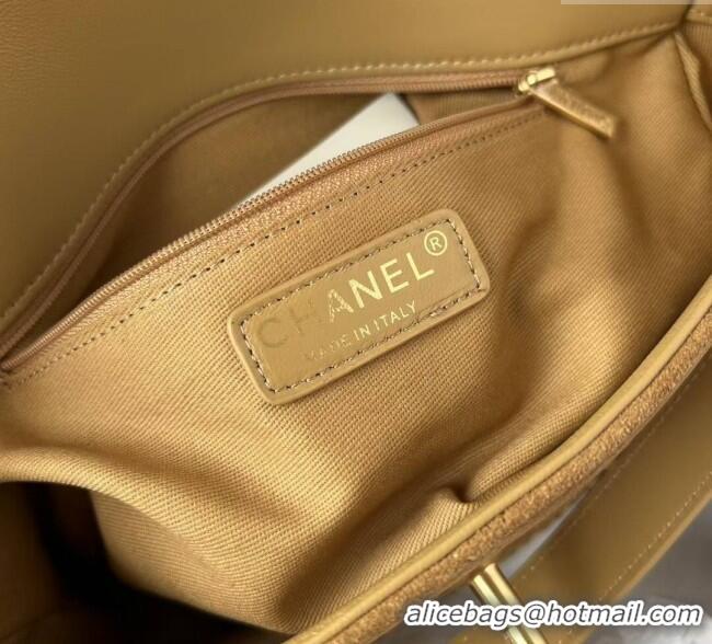 Buy Discount Chanel Suede Hobo Bag AS5886 Brown 2025