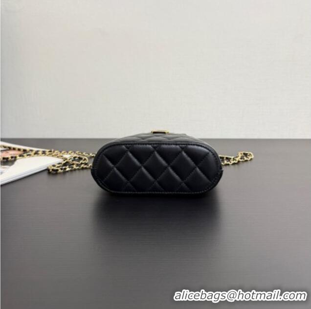 Top Quality Chanel Suede & Lambskin Clutch with Chain AP4742 Beige/Black 2025