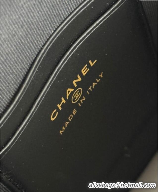 Low Price Chanel Suede & Lambskin Clutch with Chain AP4742 Black 2025