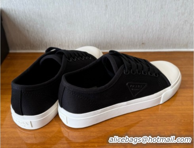 Top Grade Prada Fabric Low top Sneakers Black 2025 PR053003