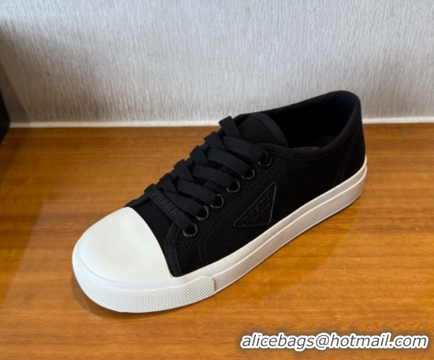 Top Grade Prada Fabric Low top Sneakers Black 2025 PR053003