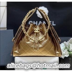 Good Taste Chanel 25 Small Handbag in Grained Calfskin AS5293 Gold Spring-Summer 2025 Top Quality