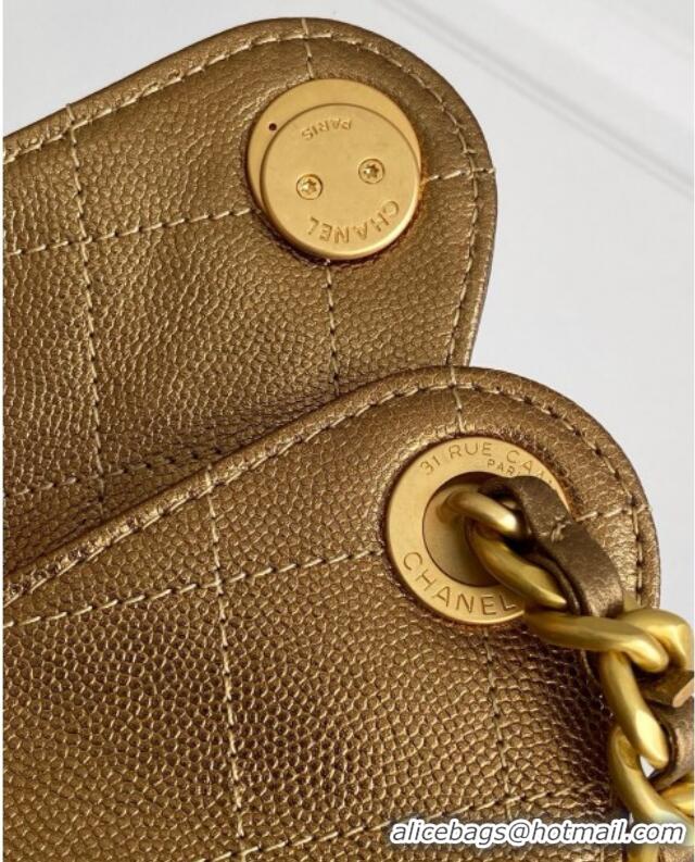 Good Product Chanel 25 Small Handbag in Grained Calfskin AS5293 Gold Spring-Summer 2025
