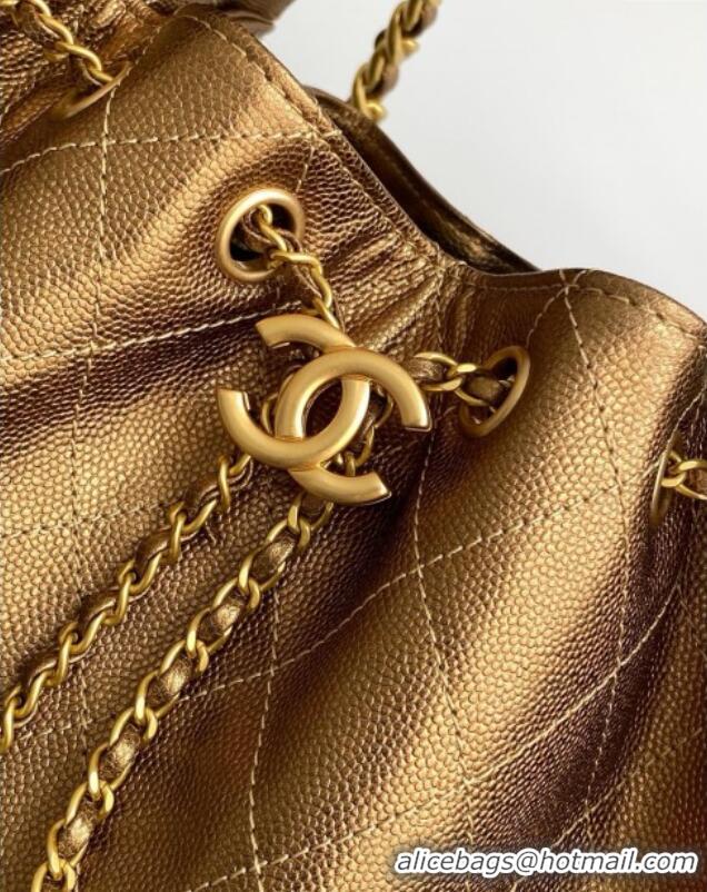 Good Product Chanel 25 Small Handbag in Grained Calfskin AS5293 Gold Spring-Summer 2025