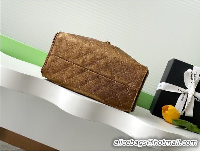 Good Product Chanel 25 Small Handbag in Grained Calfskin AS5293 Gold Spring-Summer 2025