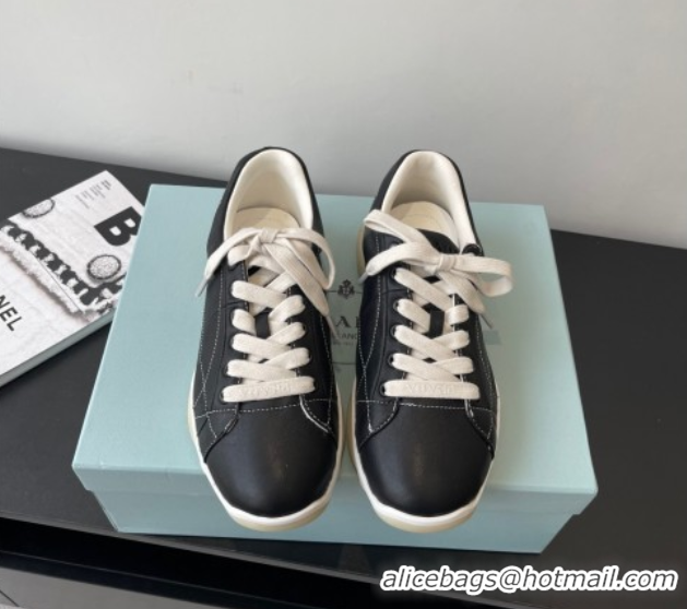 Best Grade Prada Nappa leather sneakers Sneakers Black 2025 PR060302