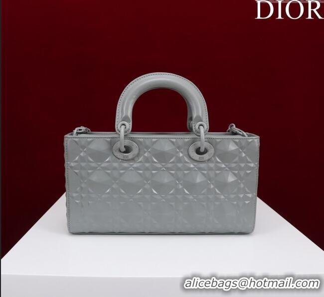 Grade Quality Dior Medium Lady D-Joy Bag in Cannage Leather M0540 All Grey 2025