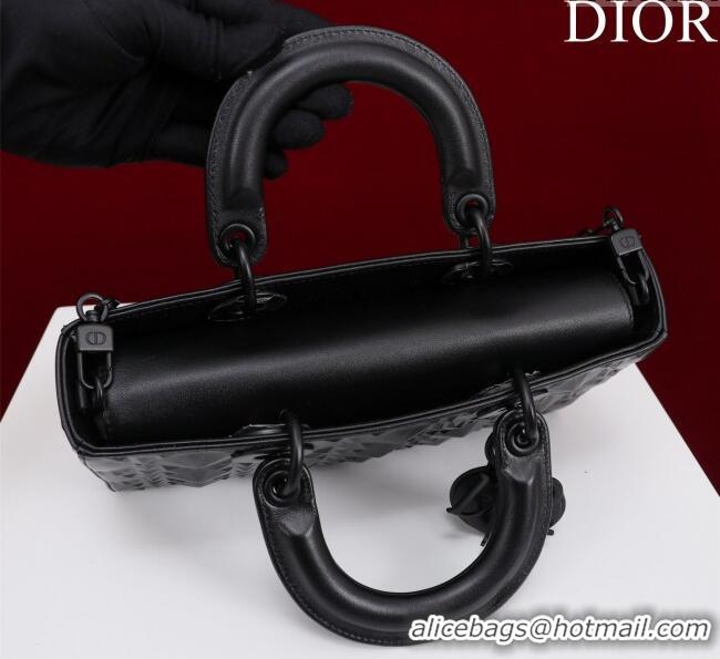 Best Price Dior Medium Lady D-Joy Bag in Cannage Leather M0540 All Black 2025