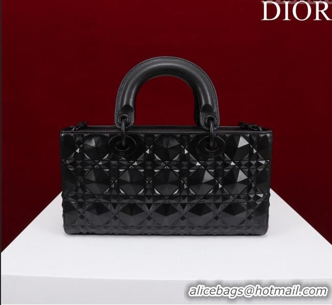 Best Price Dior Medium Lady D-Joy Bag in Cannage Leather M0540 All Black 2025